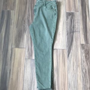 Old Navy Olive green rockstar jeans